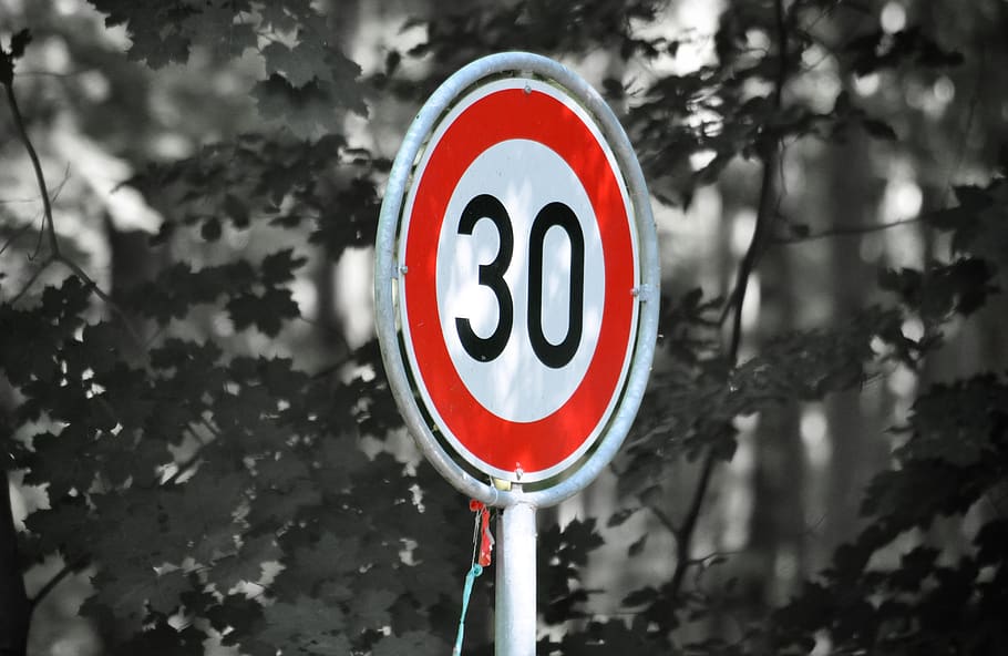 zone-30-road-sign-caution-30