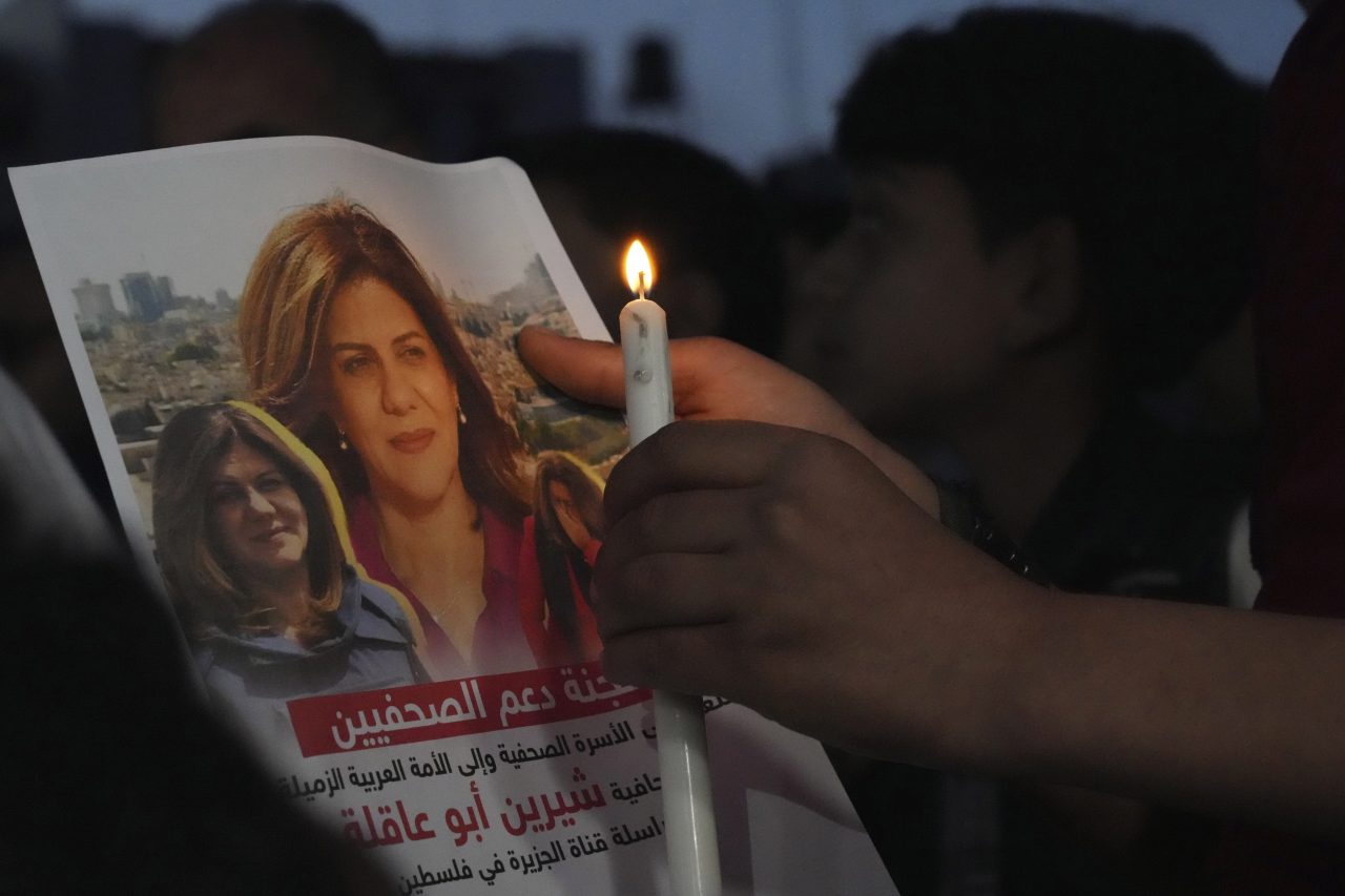 Palestinians Israel Journalist Killed