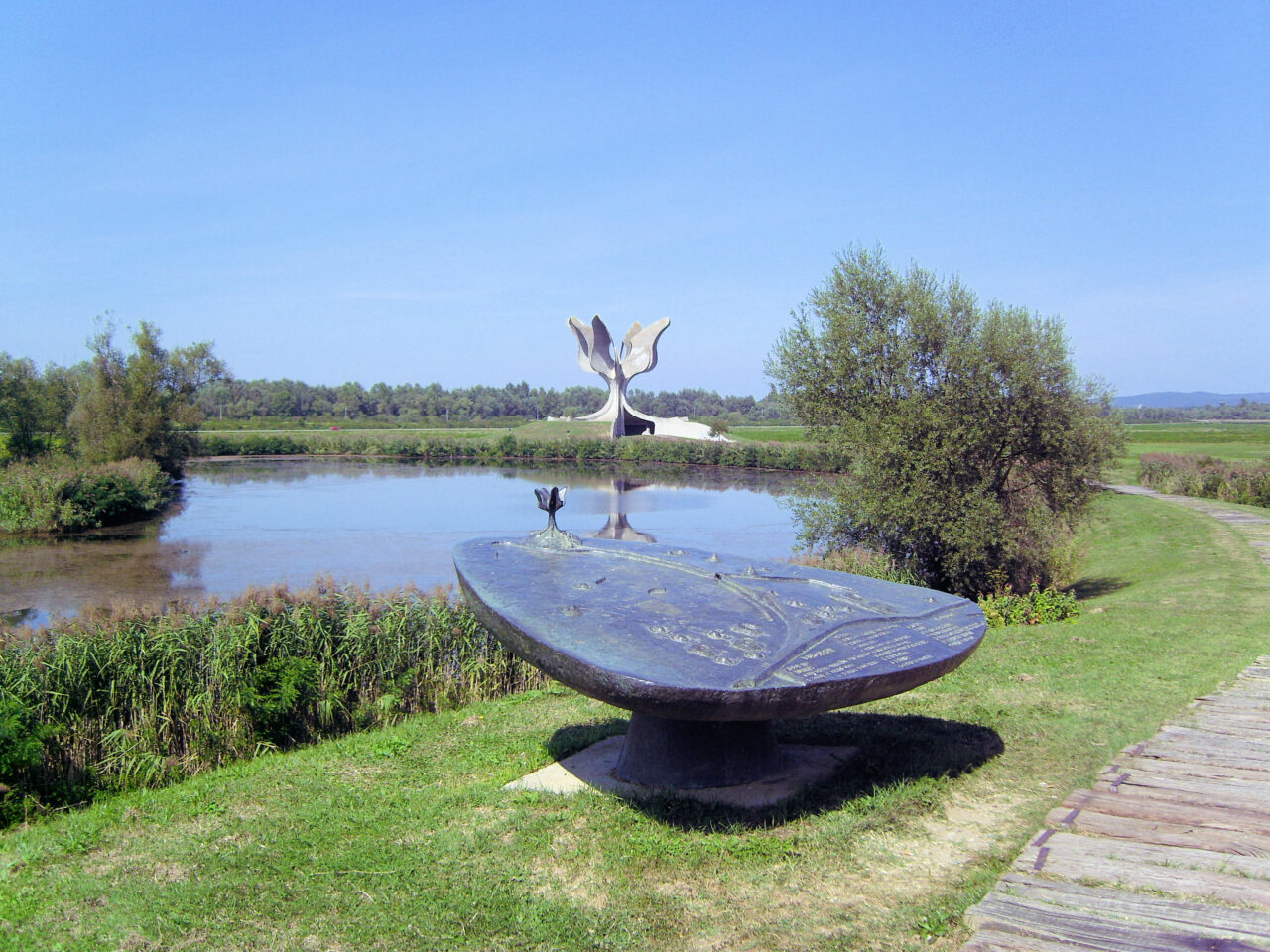 Jasenovac-Denkmal-Lageplan