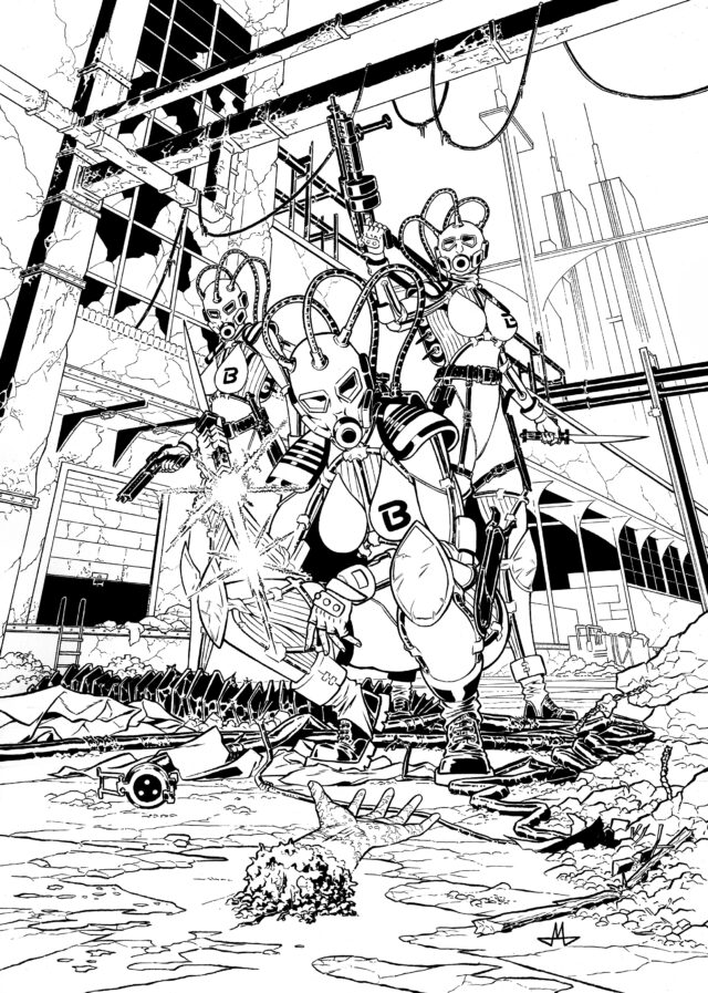 FURIES 01 ex libris color inks